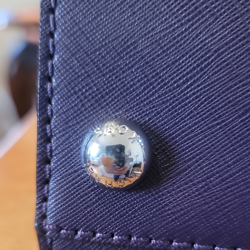 Michael Kors Dark Purple Shoulder Bag - Picture 10 of 16